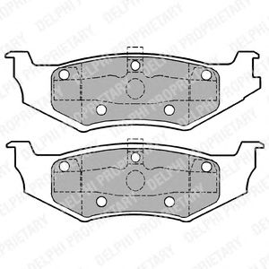 Тормозные колодки DELPHI LP1162