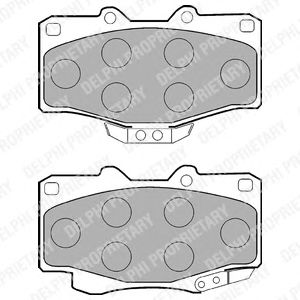 Тормозные колодки DELPHI LP854