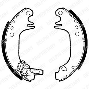Тормозные колодки DELPHI LS1382