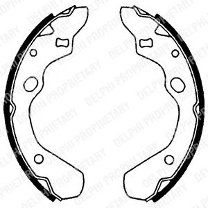Тормозные колодки DELPHI LS1516