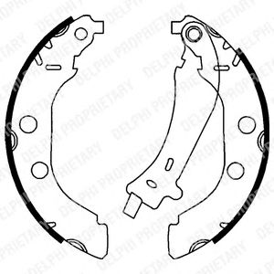 Тормозные колодки DELPHI LS1723