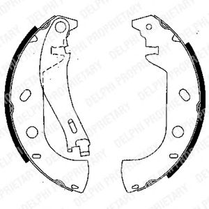 Тормозные колодки DELPHI LS1847
