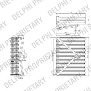 Испаритель кондиционера DELPHI TSP0525178