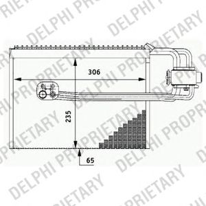 Испаритель кондиционера DELPHI TSP0525184