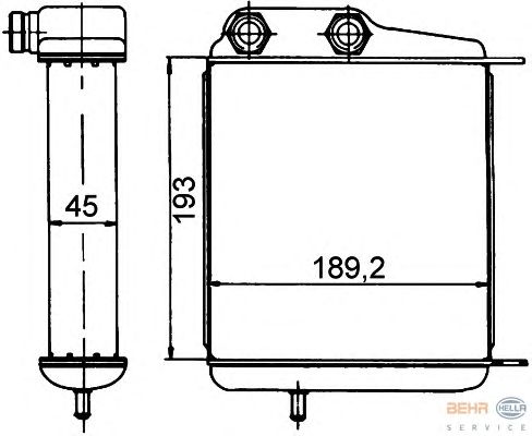 Масляный радиатор HELLA 8MO 376 765-381