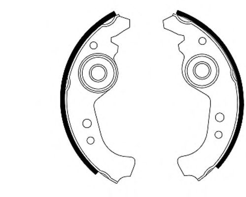 Тормозные колодки HELLA 8DB 355 000-091