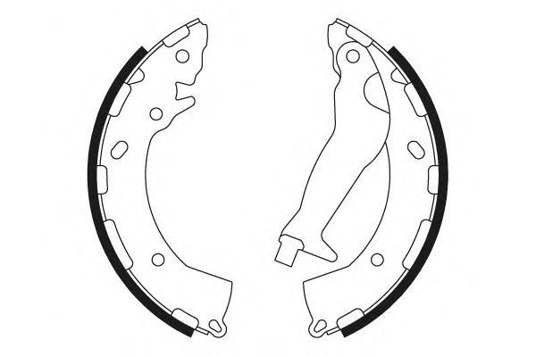 Тормозные колодки HELLA 8DB 355 000-401