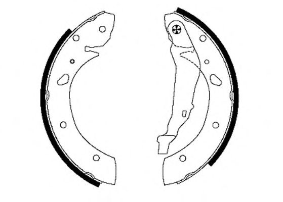 Тормозные колодки HELLA 8DB 355 003-451