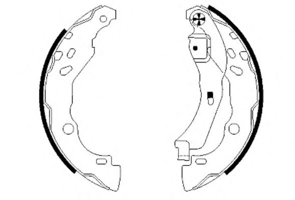Тормозные колодки HELLA 8DB 355 002-641