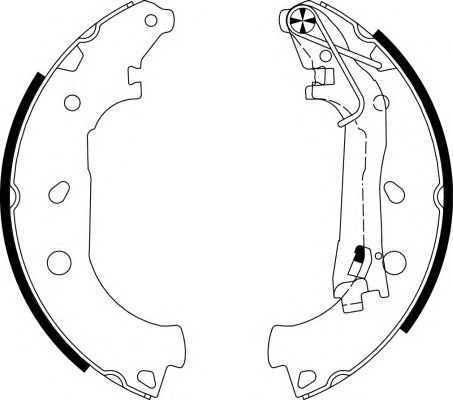 Тормозные колодки HELLA 8DB 355 003-051