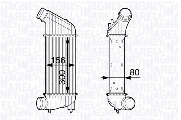 Интеркулер MAGNETI MARELLI 351319202040