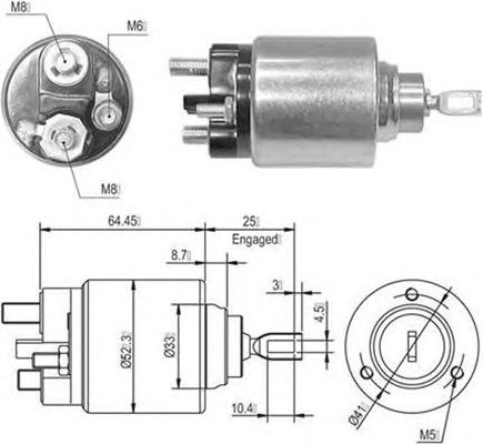 Втягивающее реле MAGNETI MARELLI 940113050010