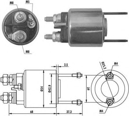 Втягивающее реле MAGNETI MARELLI 940113050385