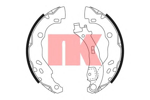 Тормозные колодки NK 2723711