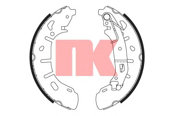 Тормозные колодки NK 2723808