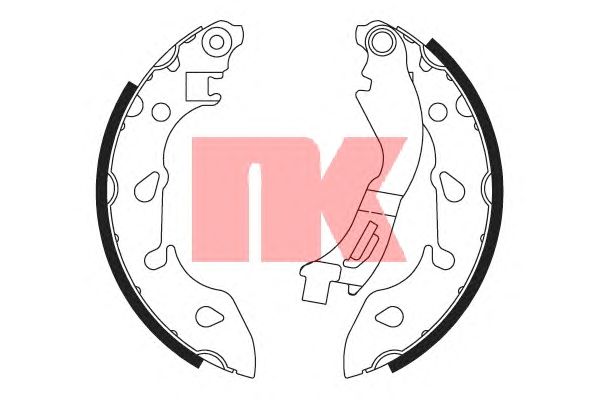 Тормозные колодки NK 2723810