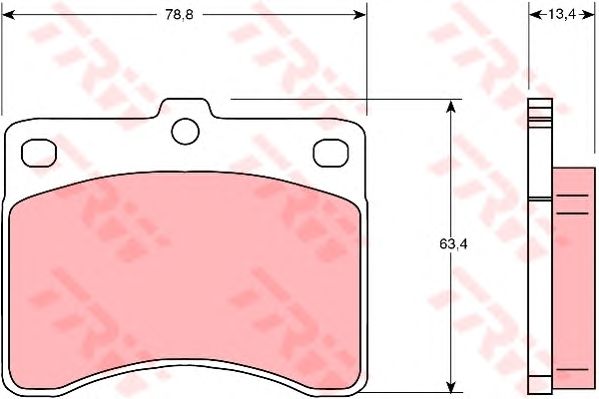 Тормозные колодки TRW GDB736