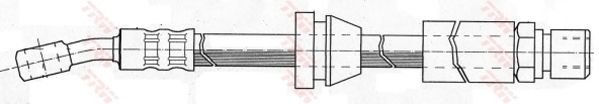 Тормозной шланг TRW PHD415