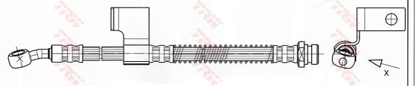 Тормозной шланг TRW PHD531