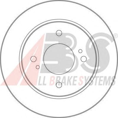 Тормозной диск A.B.S. 16152