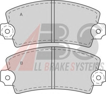 Тормозные колодки A.B.S. 36042/2