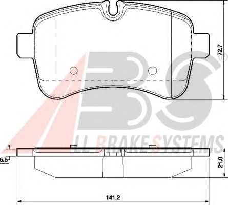 Гальмівні колодки A.B.S. 37630