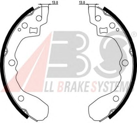 Тормозные колодки A.B.S. 9080
