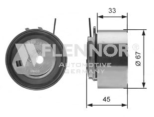 Натяжной ролик ремня ГРМ FLENNOR FS99196