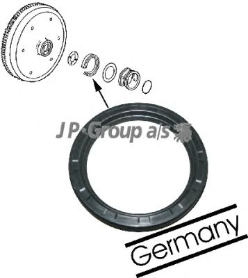 Сальник коленвала JP GROUP 8119500602