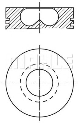 Поршень MAHLE ORIGINAL 008 35 00