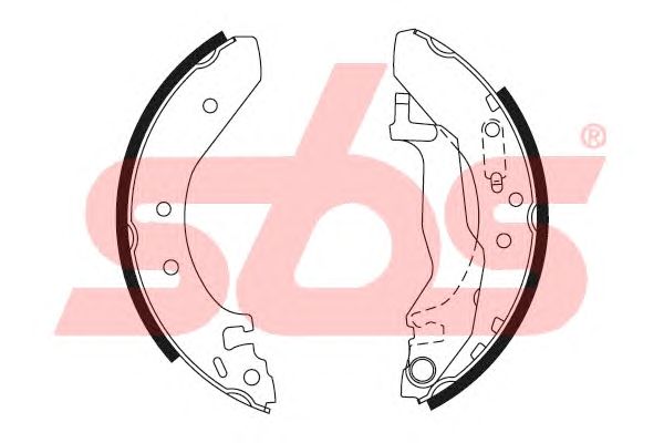 Тормозные колодки sbs 18492799527