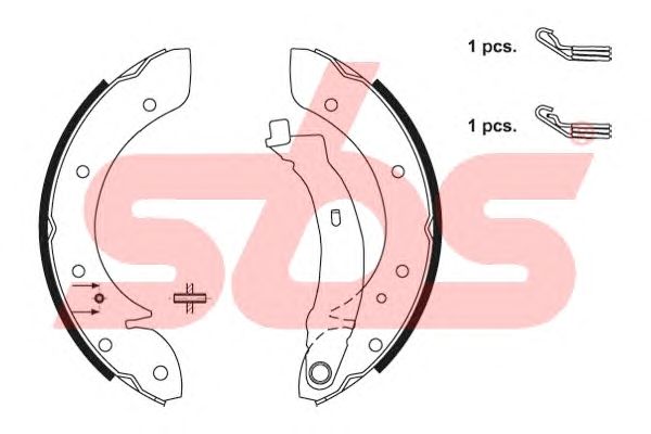 Тормозные колодки sbs 18492719598