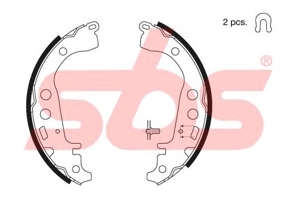 Тормозные колодки sbs 18492745617