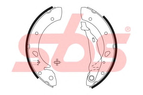 Тормозные колодки sbs 18492745624