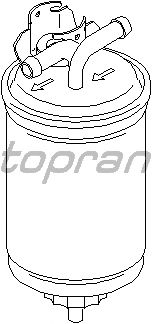 Паливний фільтр TOPRAN 109 049