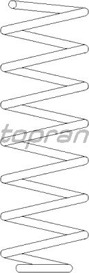 Пружина подвески TOPRAN 102 825