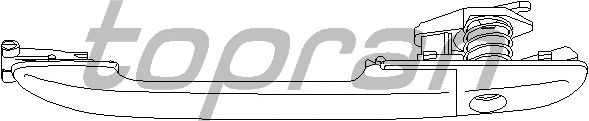 Ручка двери TOPRAN 109 911