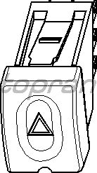 Кнопка включения аварийной сигнализации TOPRAN 202 201