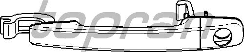 Ручка двери TOPRAN 721 732