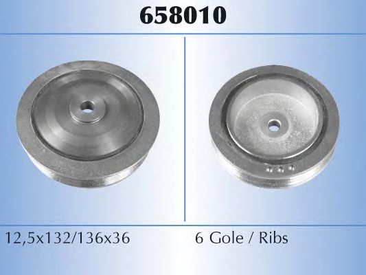 Шків коленвалу MALÒ 658010