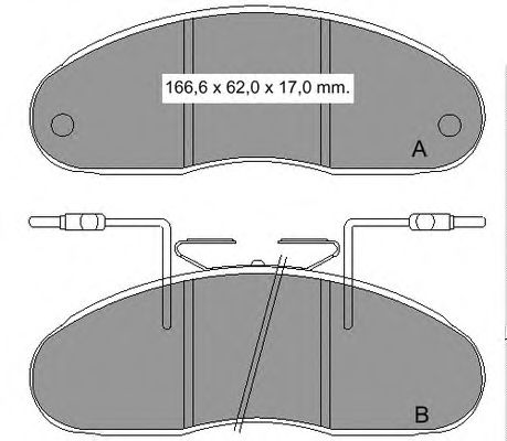 Тормозные колодки VEMA 832970
