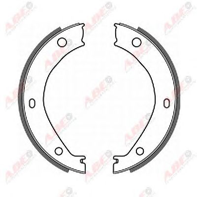 Тормозные колодки ручника ABE CRB002ABE