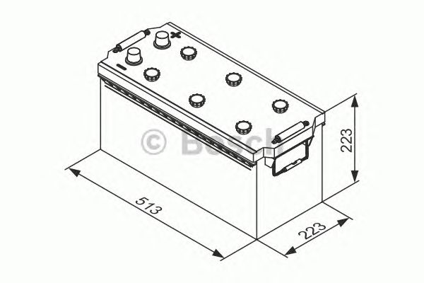 Стартерная аккумуляторная батарея BOSCH 0 092 T30 770 T3