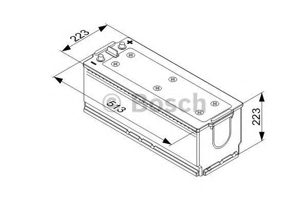 Стартерная аккумуляторная батарея BOSCH 0 092 T40 780 T4
