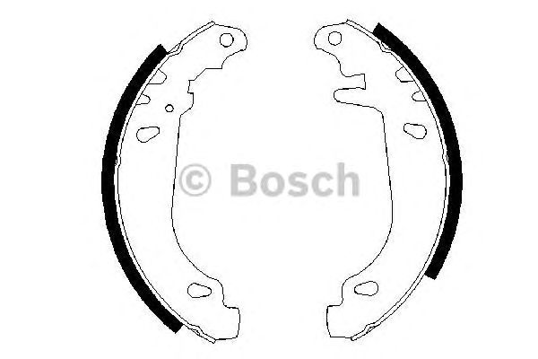 Тормозные колодки BOSCH 0 986 487 346