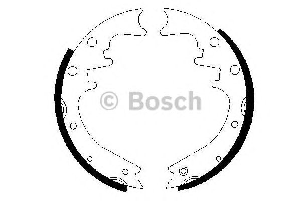 Тормозные колодки BOSCH 0 986 487 529
