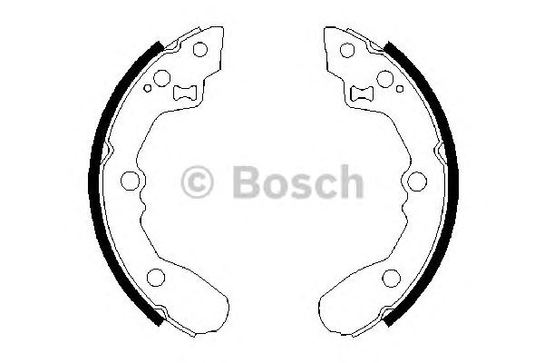 Тормозные колодки BOSCH 0 986 487 688