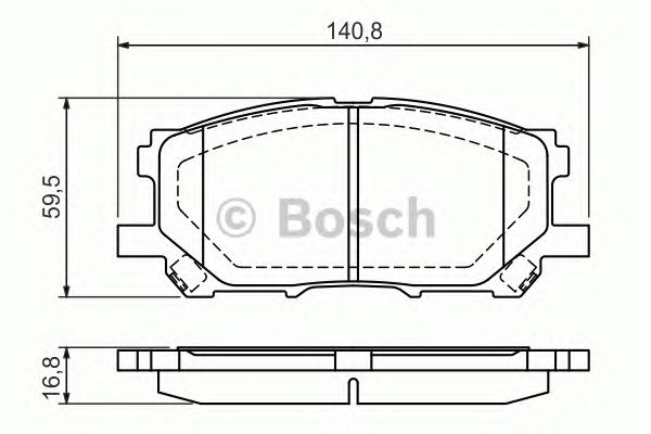 Тормозные колодки BOSCH 0 986 494 218