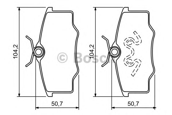 Тормозные колодки BOSCH 0 986 494 389