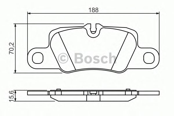 Гальмівні колодки BOSCH 0 986 494 431